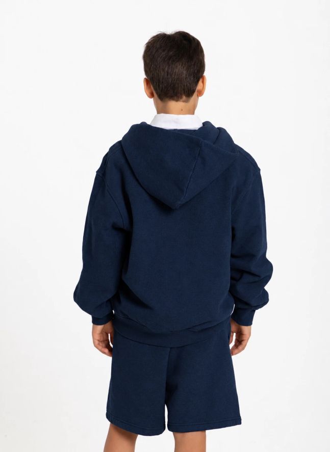 Sweat Whitmore Coton Bio | Bleu marine