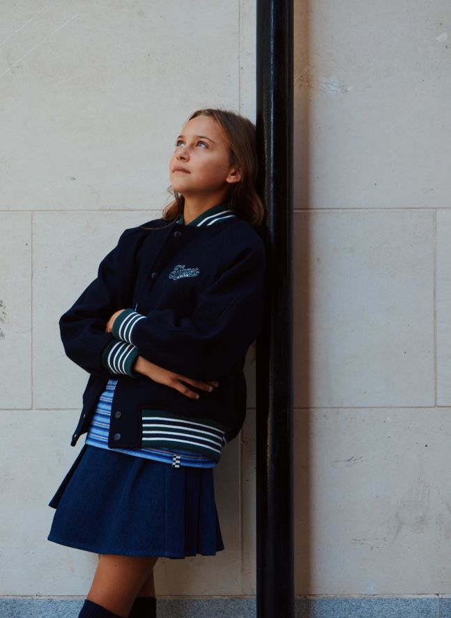 Chaqueta Corey de lana | Azul negro