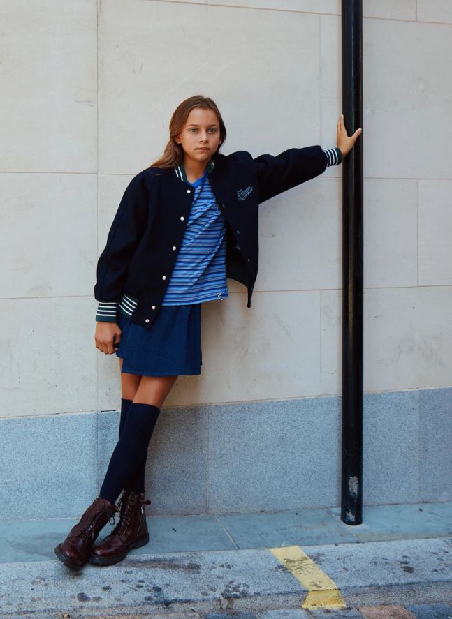 Chaqueta Corey de lana | Azul negro
