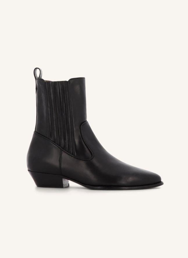 Bottines Abey Cuir | Noir