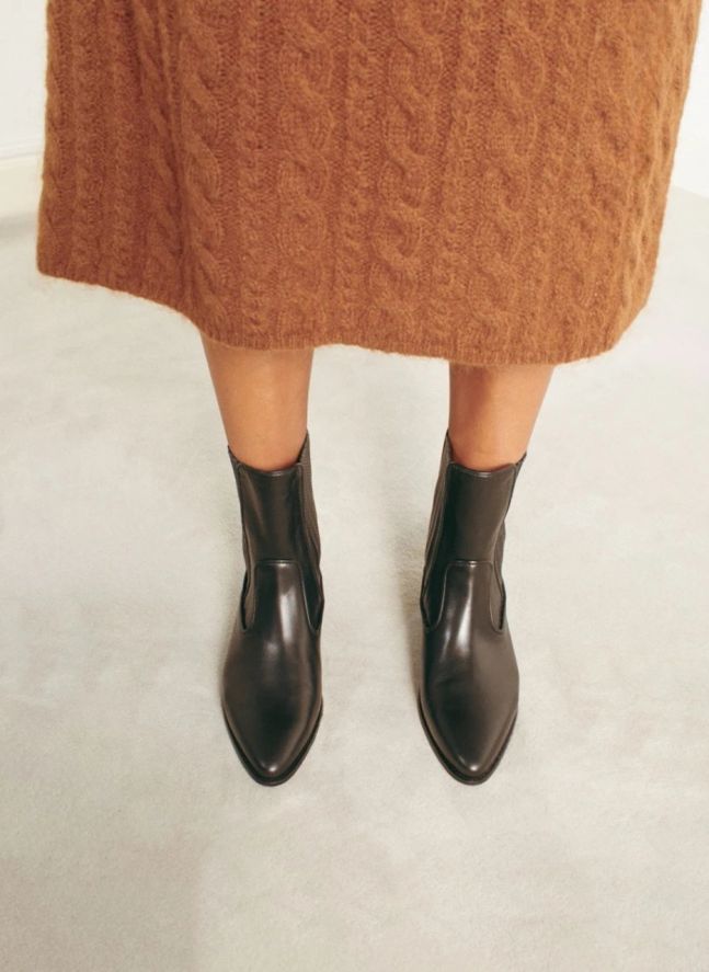 Bottines Abey Cuir | Noir