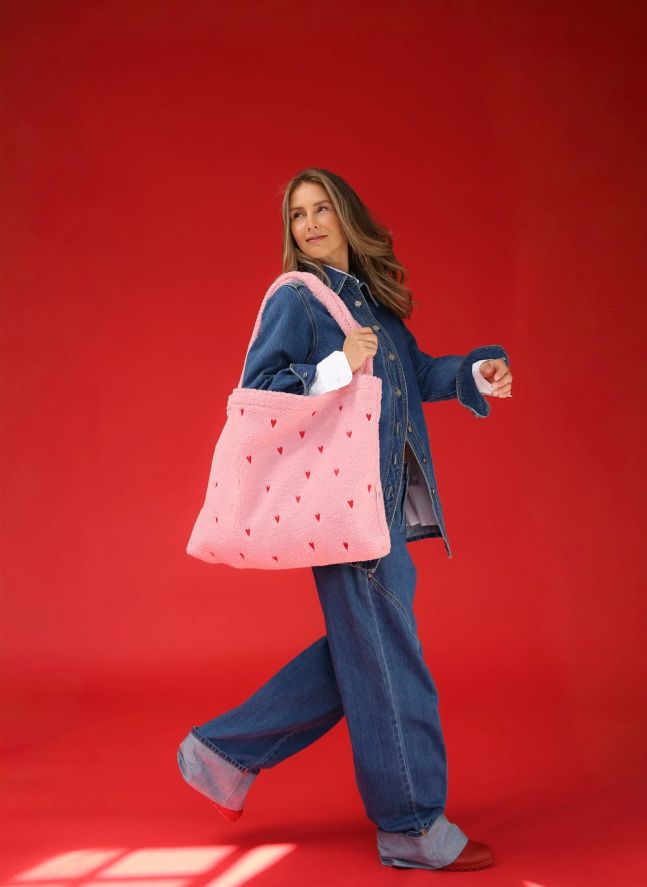Sac mom-bag Hearts | Rose