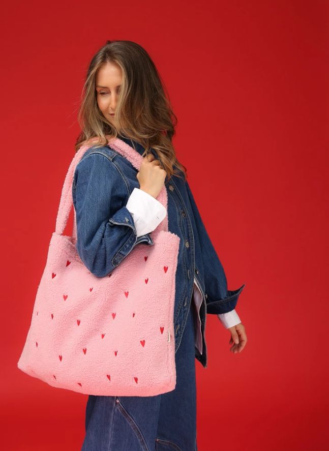 Sac mom-bag Hearts | Rose