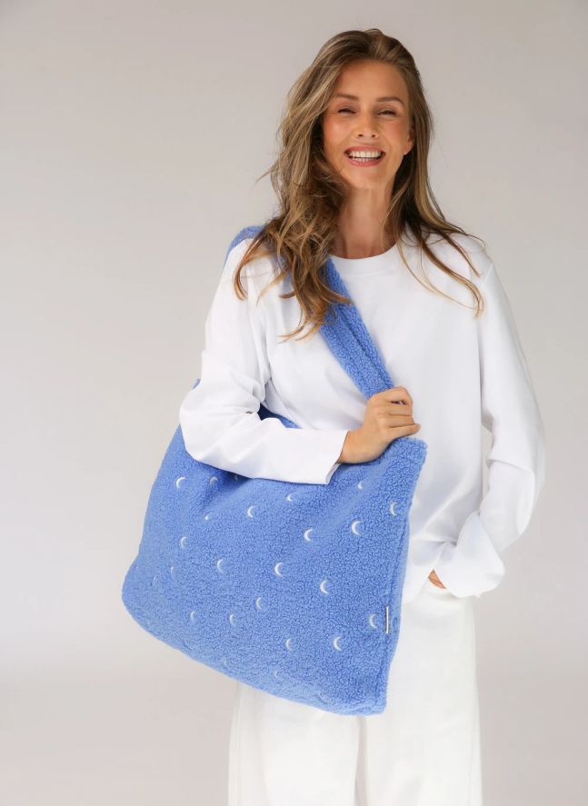 Sac mom-bag Moon | Bleu ciel
