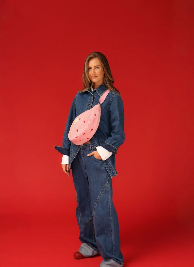 Sac banane Hearts | Rose