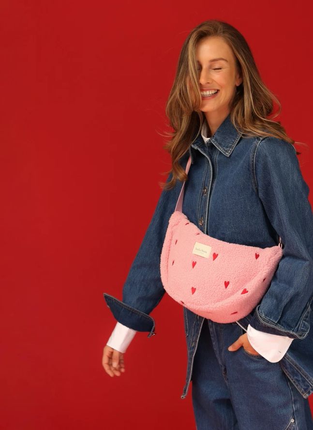 Sac banane Hearts | Rose