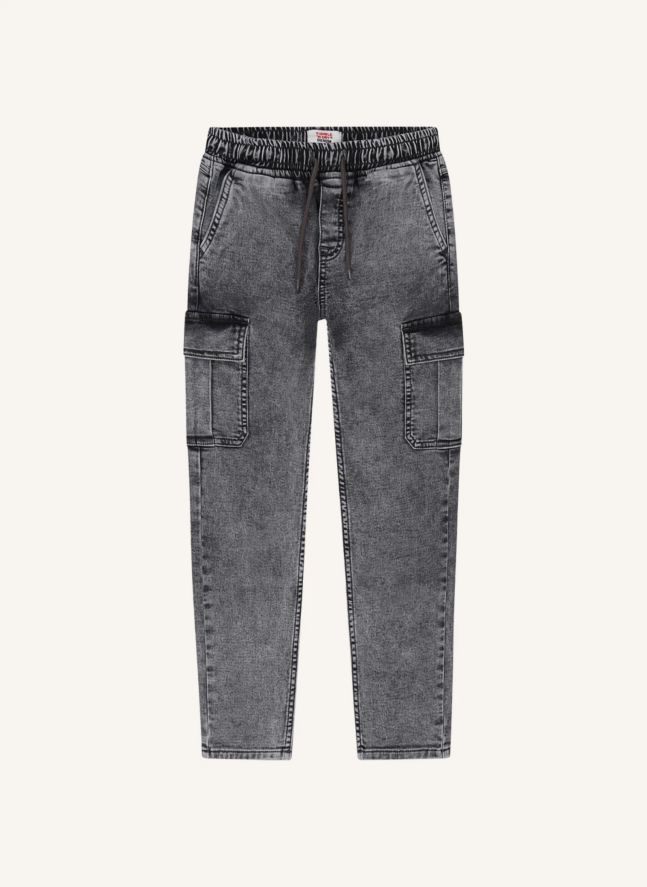 Jeans Cargo Jaro | Denim gris