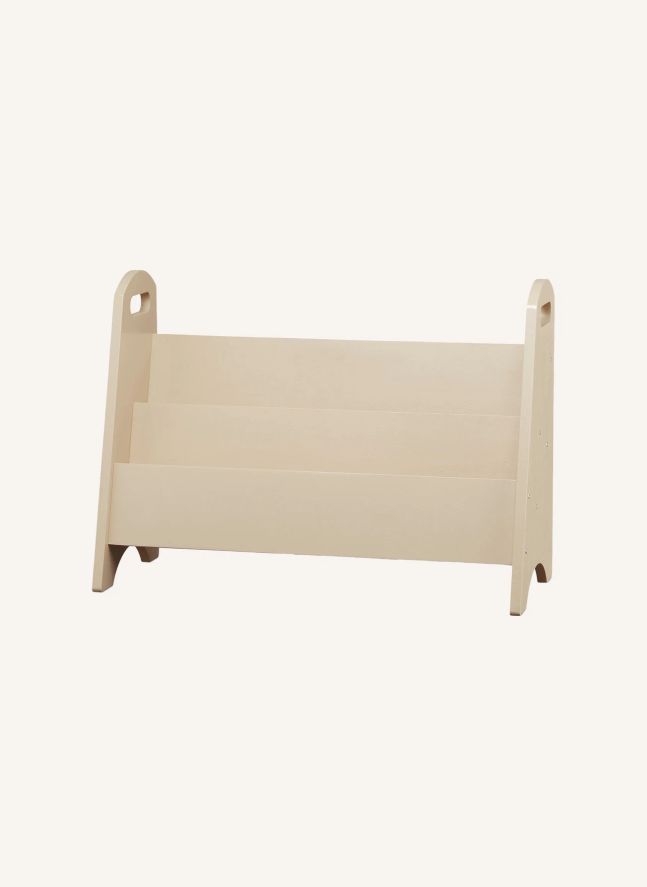Bibliothèque en bois | Beige