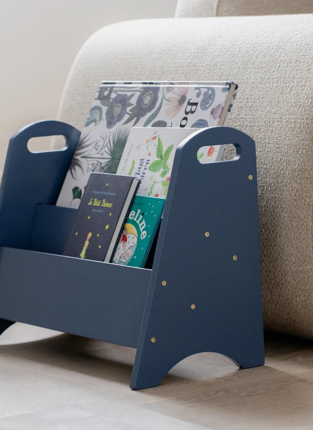 Bibliothèque en bois | Bleu- Image produit n°5