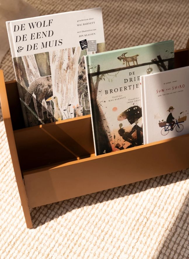 Bibliothèque en bois | Brun