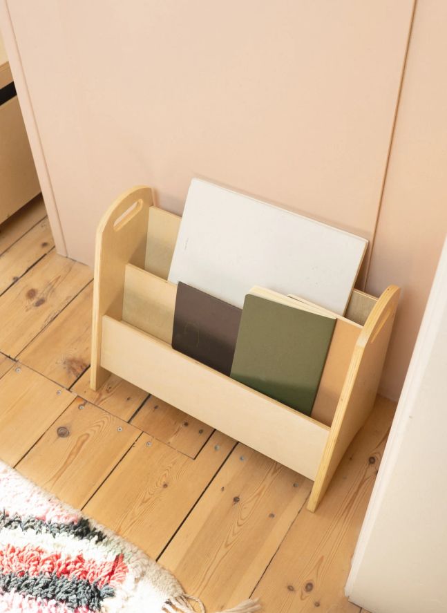 Bibliothèque en bois | Bois clair
