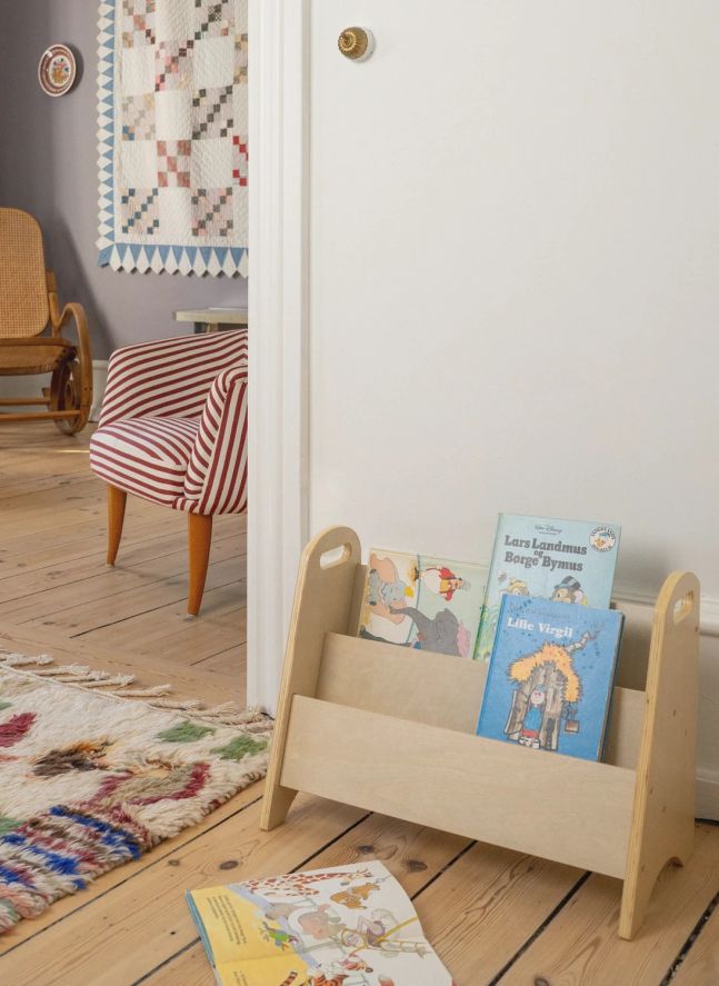 Bibliothèque en bois | Bois clair