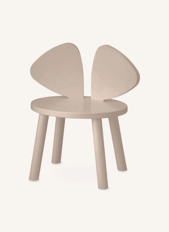 Chaise en chêne Souris | Blush
