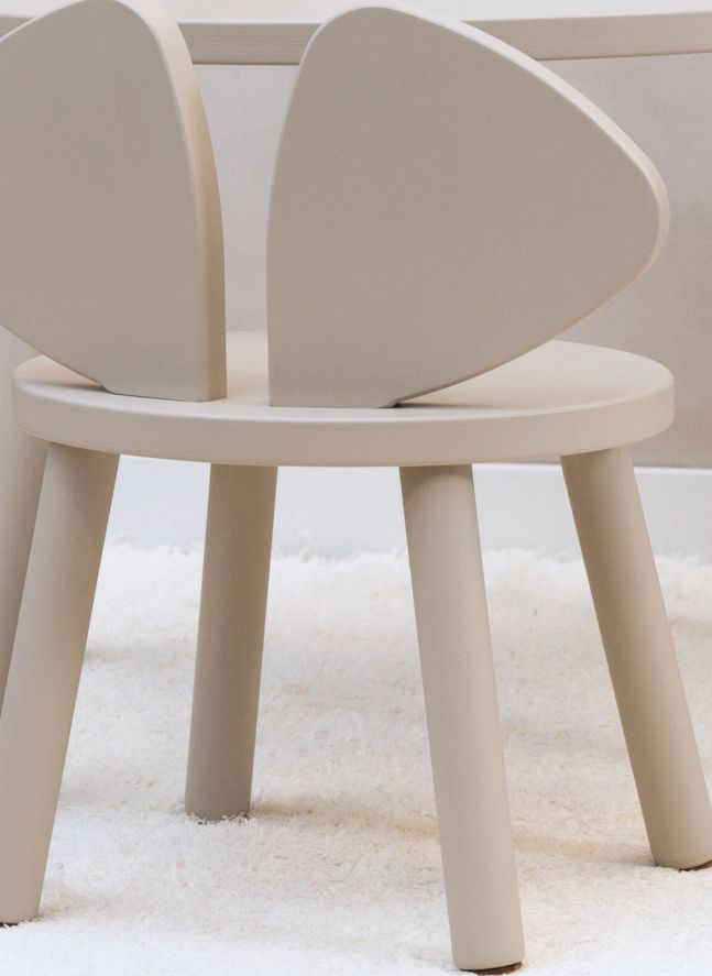 Chaise en chêne Souris | Blush