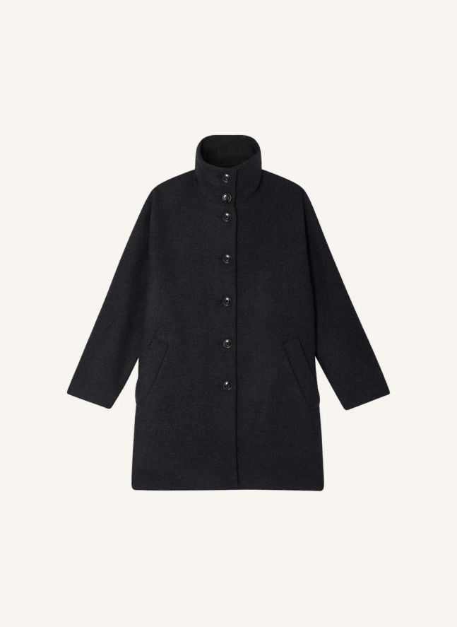 Manteau Paradise Laine | Noir