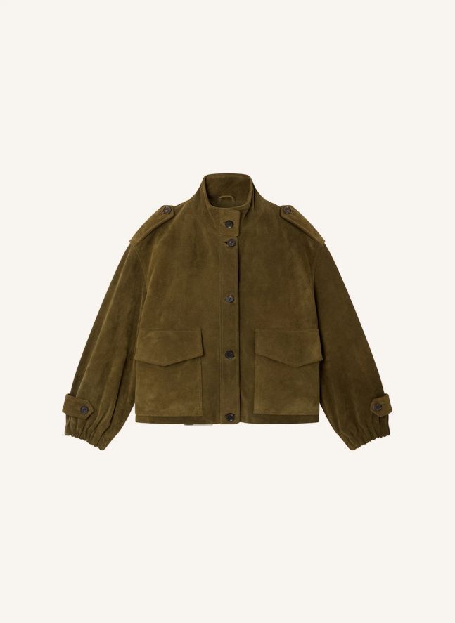 Veste Aland Cuir | Taupe
