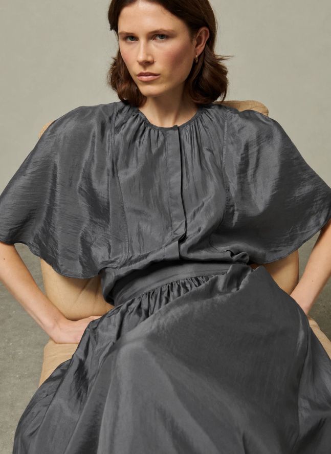 Blouse Vera Soie | Acier