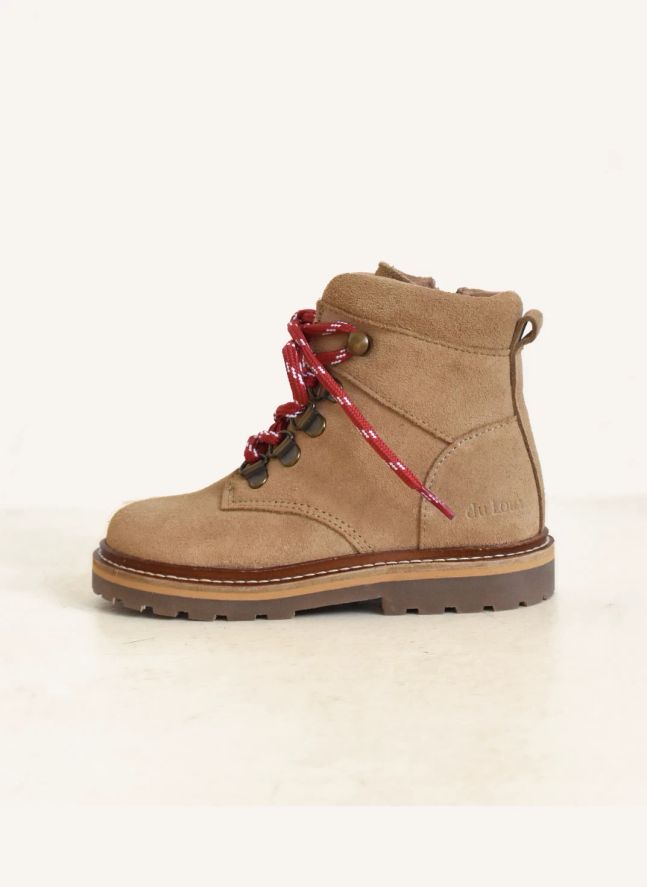 Boots Lacets Louen Suède | Sable
