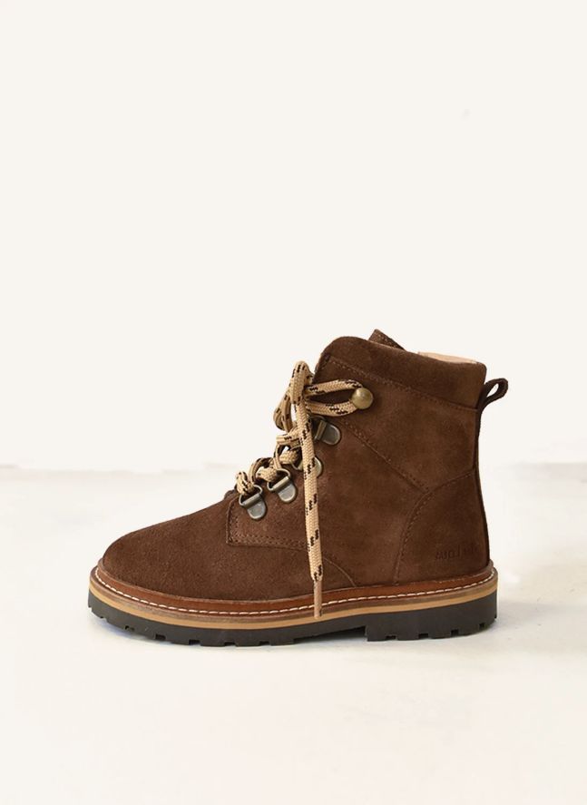 Boots Lacets Louen Suède | Marron
