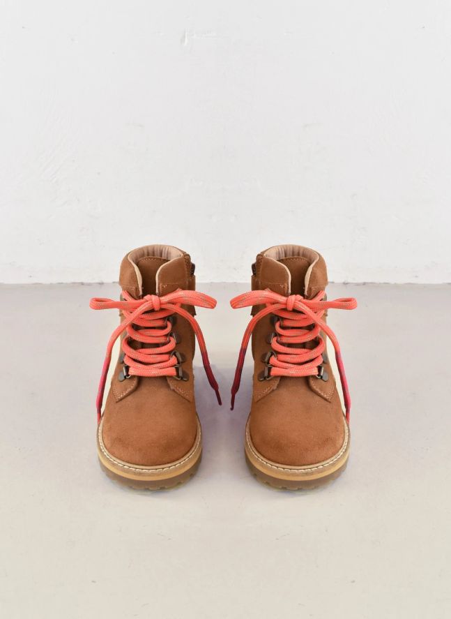 Boots Lacets Louen Suède | Marron clair 