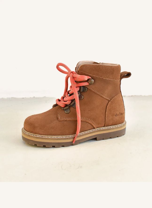 Boots Lacets Louen Suède | Marron clair 