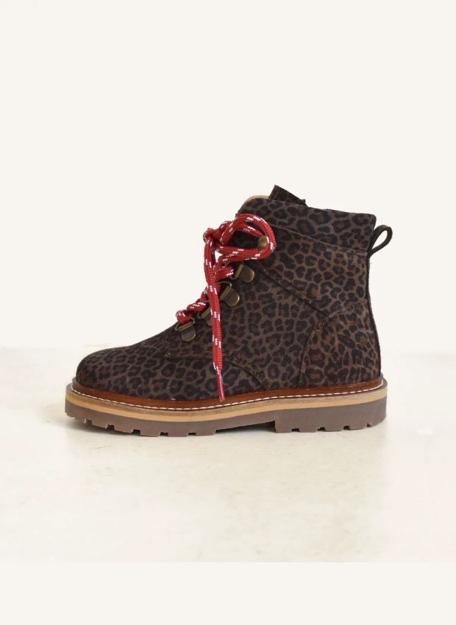 Boots Lacets Louen Suède | Léopard