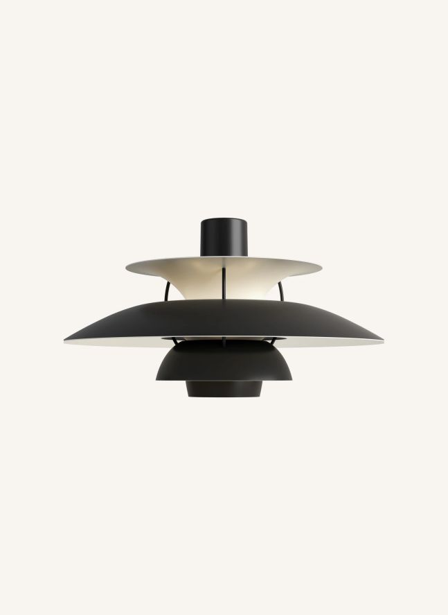 Lámpara colgante PH 5, Louis Poulsen | Negro