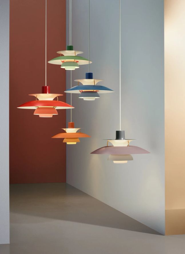 Lámpara colgante PH 5, Louis Poulsen | Verde