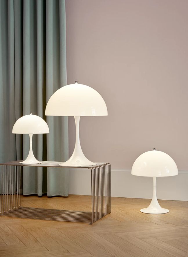 Lámpara de mesa portátil Panthella 320, Louis Poulsen | Blanco