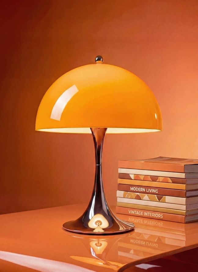 Lámpara de mesa portátil Panthella 250, Louis Poulsen | Naranja