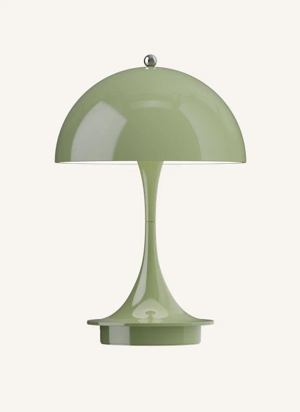 Lámpara de mesa portátil Panthella 160, Louis Poulsen | Verde Almendra