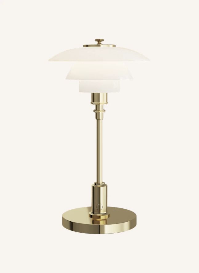 Lampe à poser portable PH 1-1, Louis Poulsen | Laiton