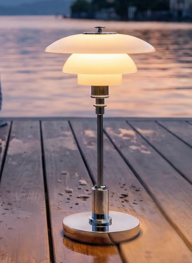 PH 1-1 Portable Table Lamp, Louis Poulsen | Chrome
