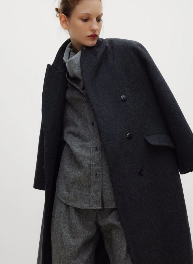 Manteau Elan Laine | Acier