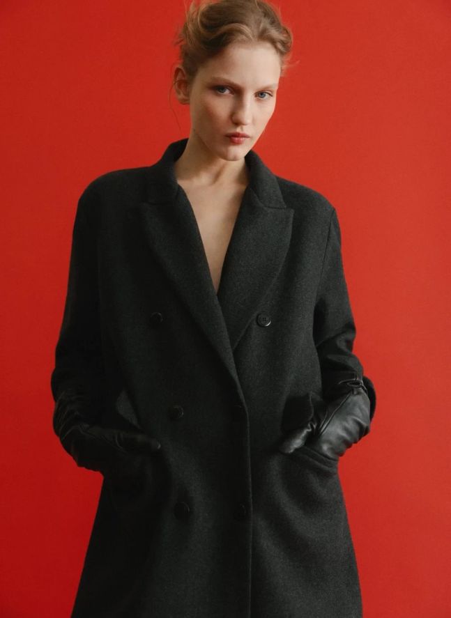 Manteau Elan Laine | Acier