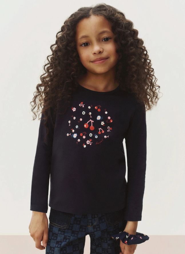 T-shirt Tidjiane Coton Bio | Bleu marine