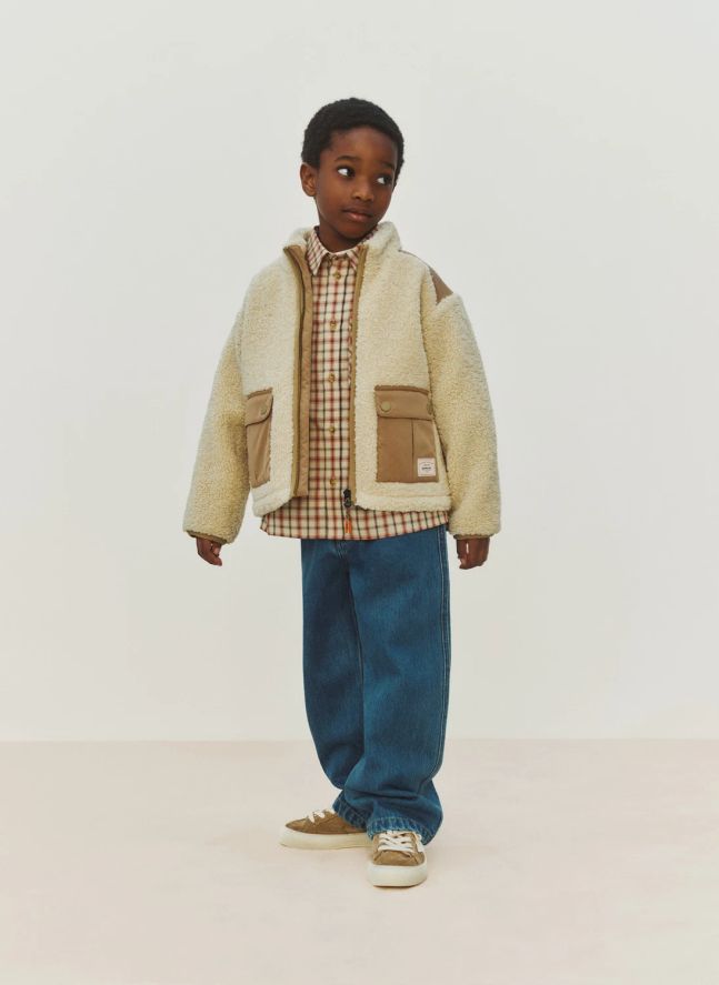 Veste Façon Sherpa Marley | Beige
