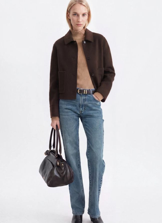 Veste Henri Laine | Chocolat