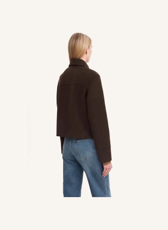 Veste Henri Laine | Chocolat