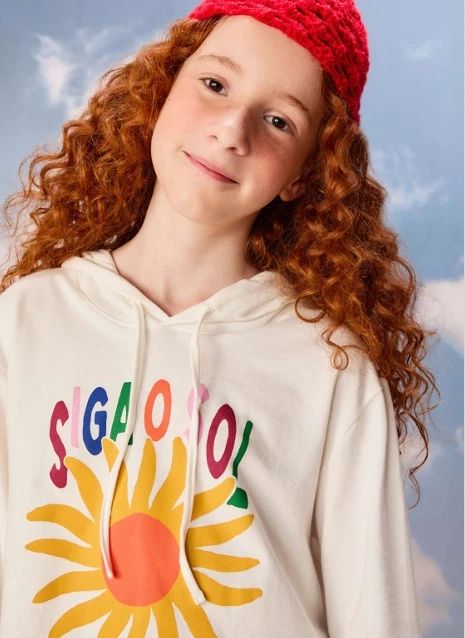 Sweat Siga O Sol | Blanc