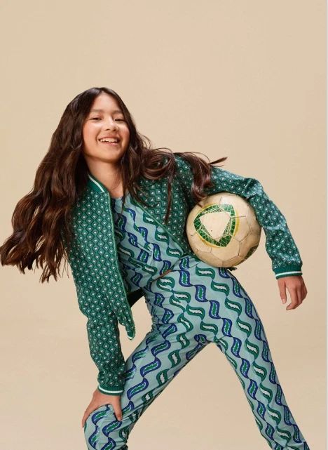 Veste Petits Cœurs | Vert émeraude
