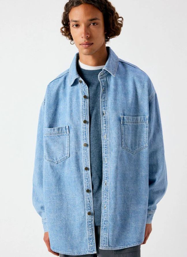Chemise Ample Joybird | Bleu gris