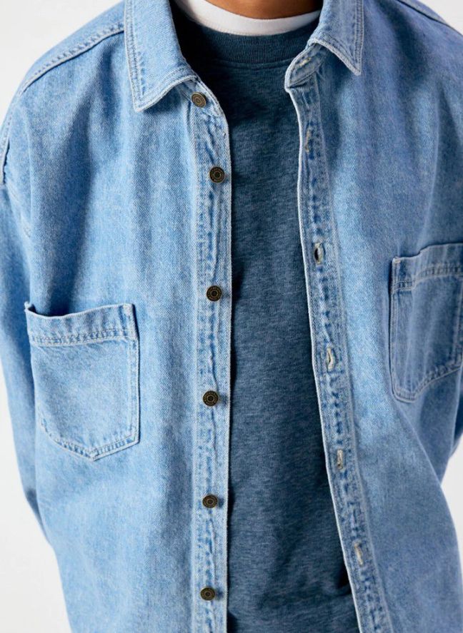 Chemise Ample Joybird | Bleu gris