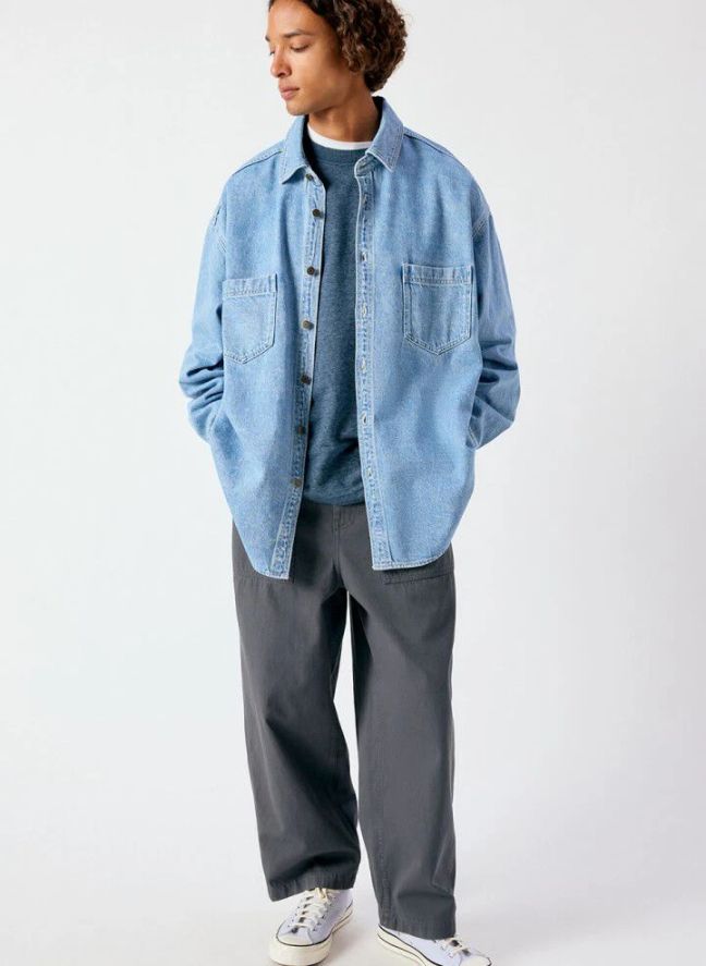 Chemise Ample Joybird | Bleu gris