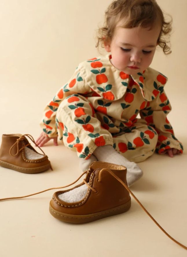 Chaussures Premiers Pas Fourrées Octave | Camel