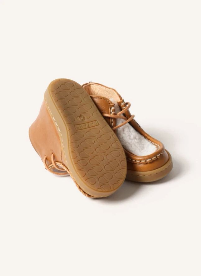 Chaussures Premiers Pas Fourrées Octave | Camel