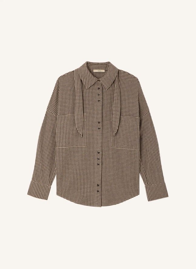 Blouse Cecily Coton | Marron