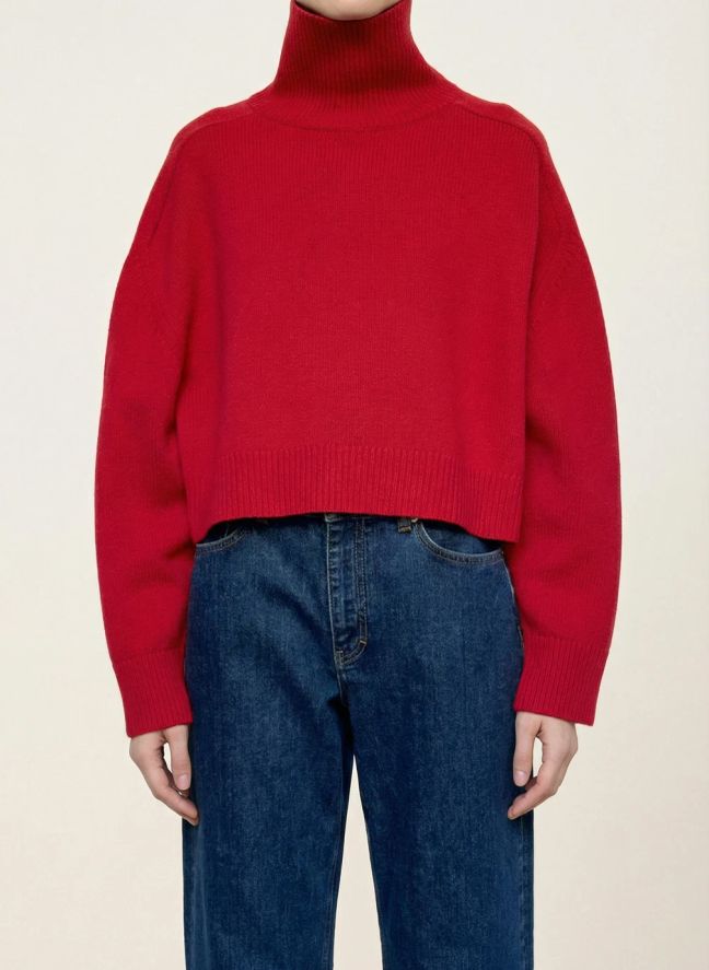 Pull Ballerine Laine | Carmin