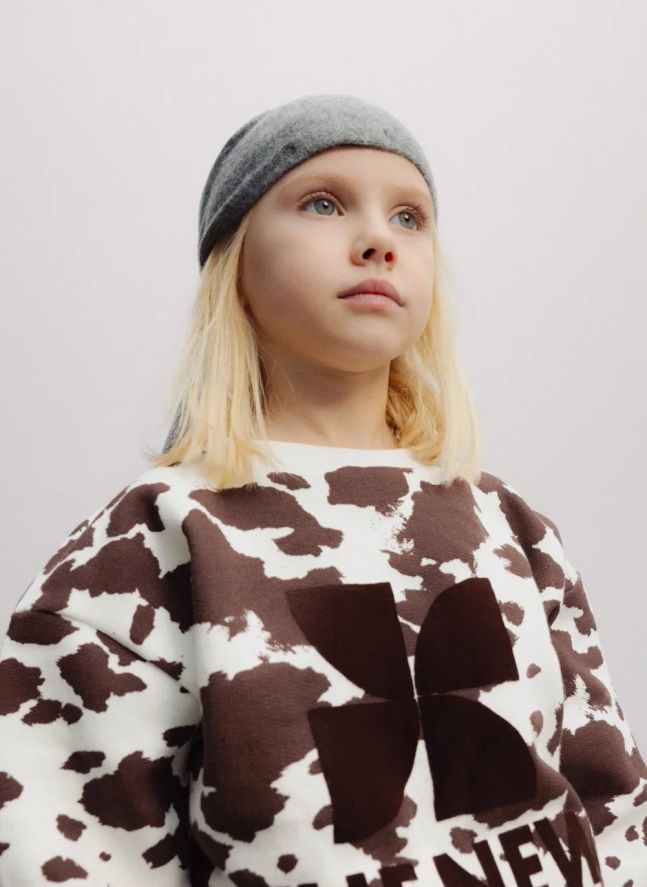 Sweat Logo TNS Vache | Marron