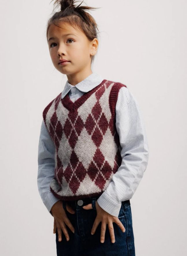 Pull Sans Manches Dune | Bordeaux